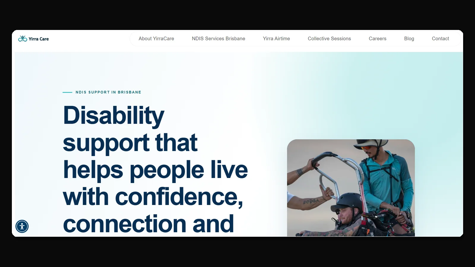 Diseño web y SEO del sitio Yirra Care en Brisbane