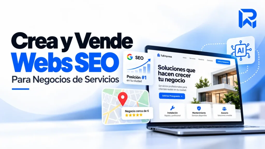 Crea y Vende Webs Optimizadas para Google e IA (LLMs) a Negocios de Servicios
